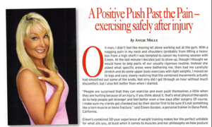 Magazine article about Eileen Gordon